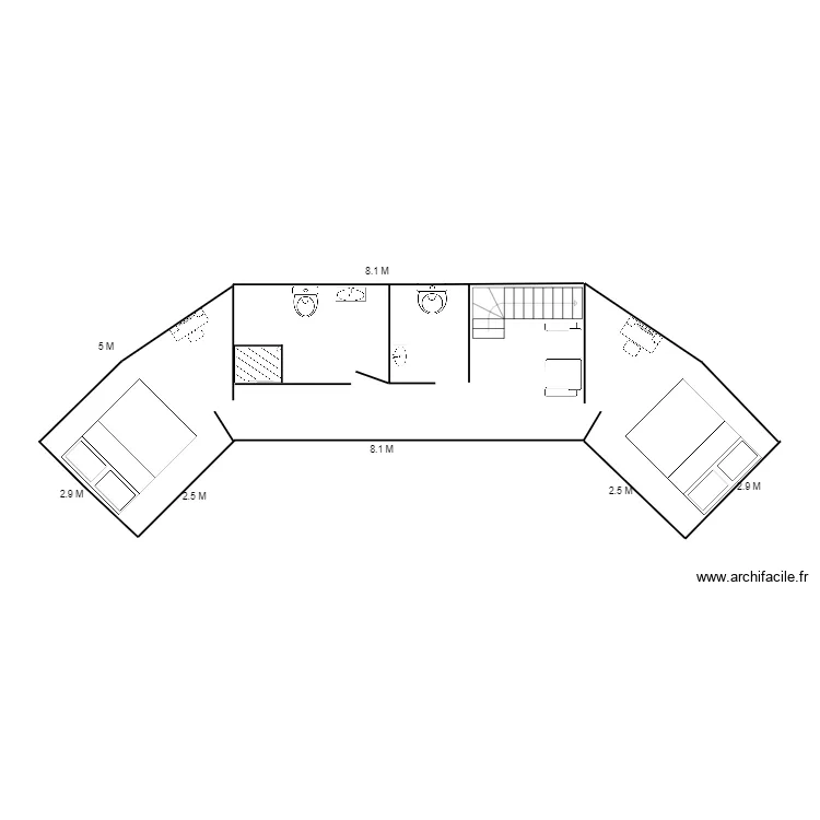 P house. Plan de P house. Plan de