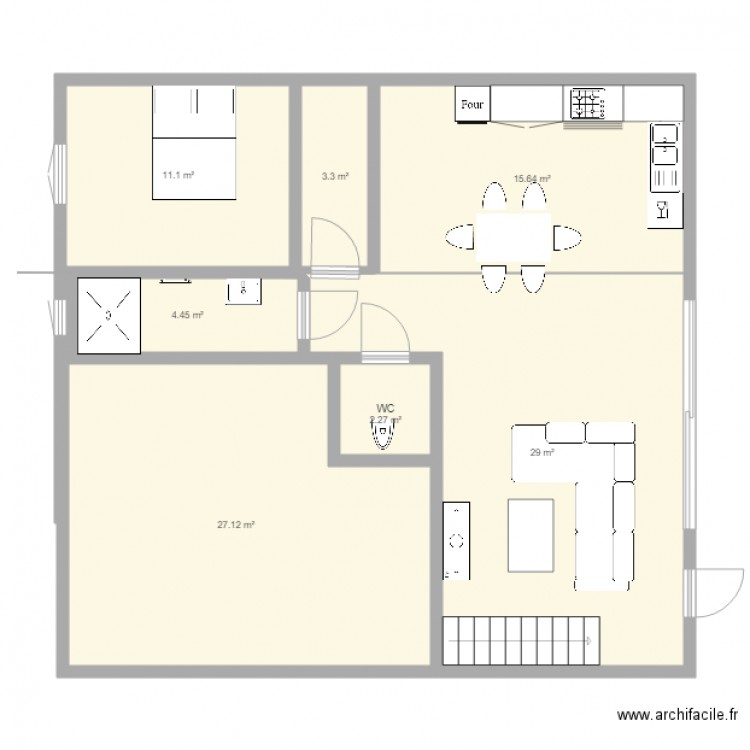 maison. Plan de 0 pièce et 0 m2