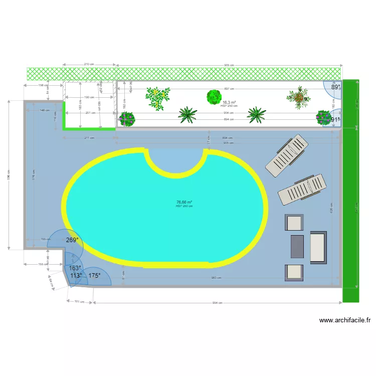 Piscine 1. Plan de Piscine 1. Plan de