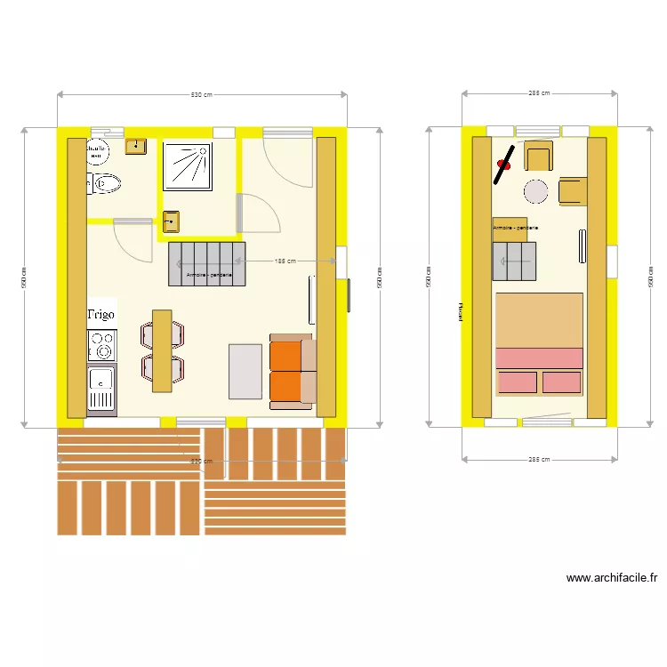 Tipi 3 CAMPORINI. Plan de 