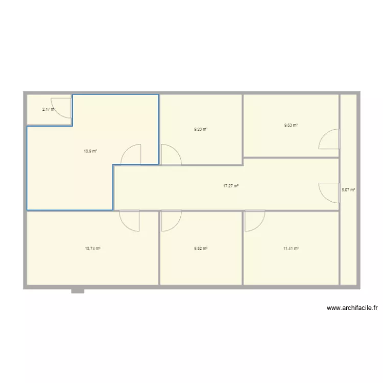 81 PONTPIERRE RDC. Plan de 