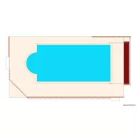 Piscine future 1 volet ouvert