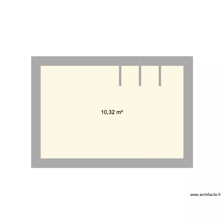 cave 195 universit&eacute;. Plan de 