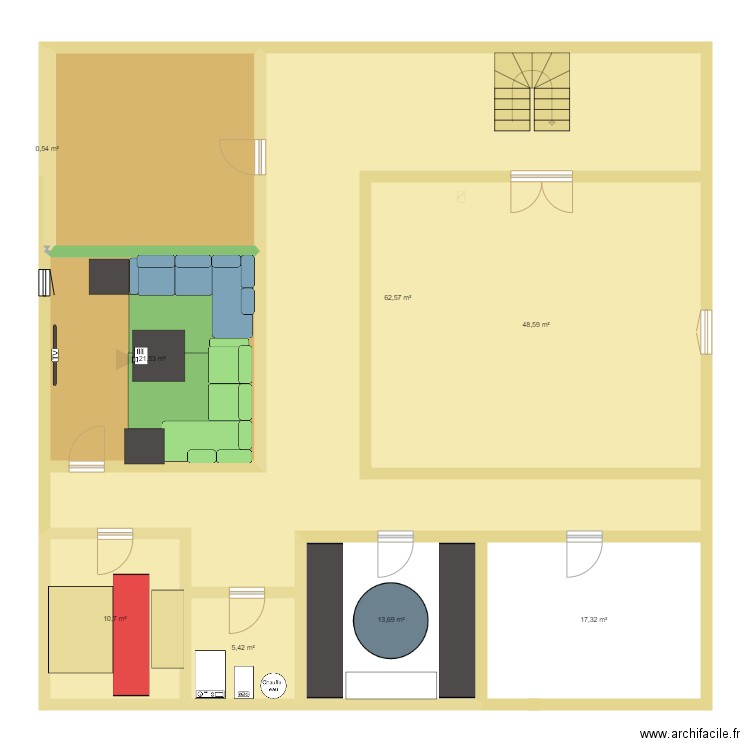  SOUS SOL. Plan de 0 pièce et 0 m2