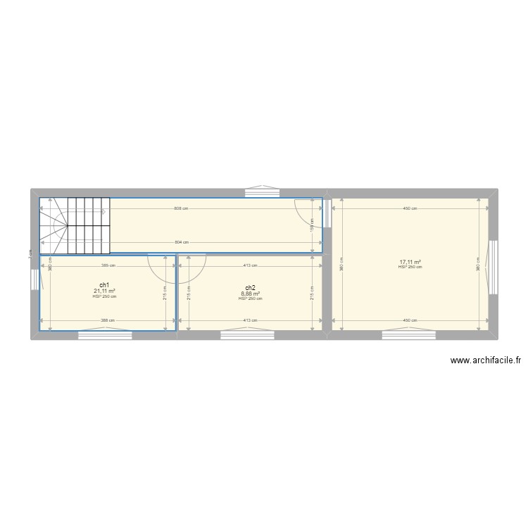Magnoni maisonnette étage. Plan de 0 pièce et 0 m2