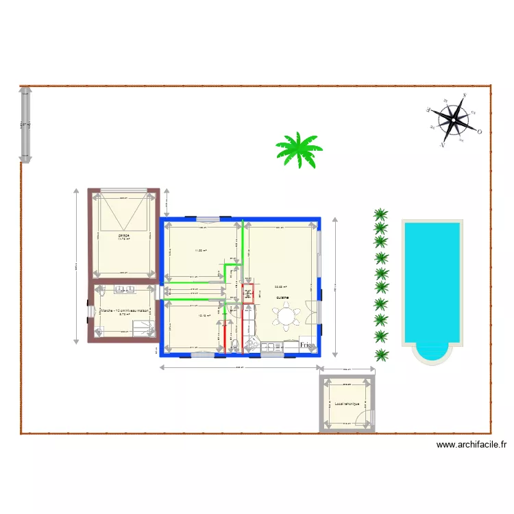 plan maison Yvon et Fran&ccedil;oise 8. Plan de 