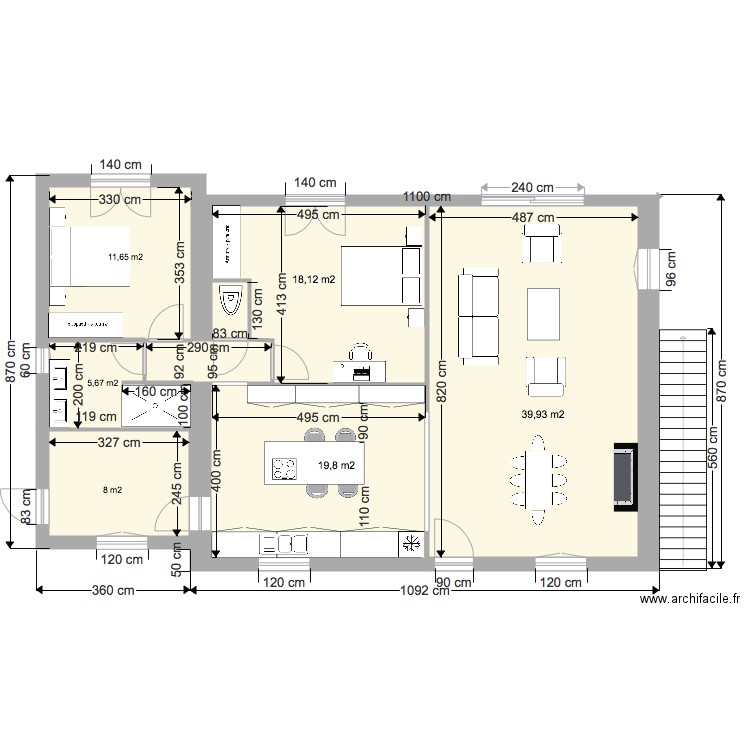 Bignon 11 janvier. Plan de 0 pièce et 0 m2