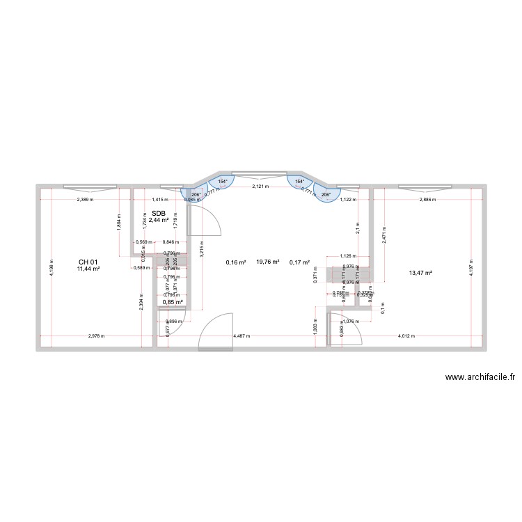 PROJET RENOVATION PHILIPPE BIS. Plan de 0 pièce et 0 m2