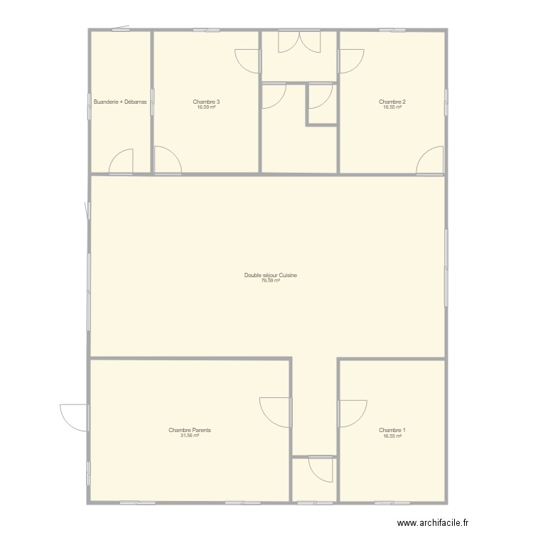 Projet Maison. Plan de 0 pièce et 0 m2