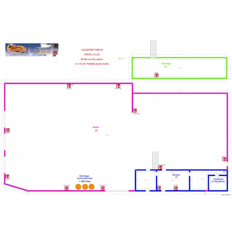 PROFIL PLUS ST PIERRE SUR DIVES. Plan de 0 pièce et 0 m2