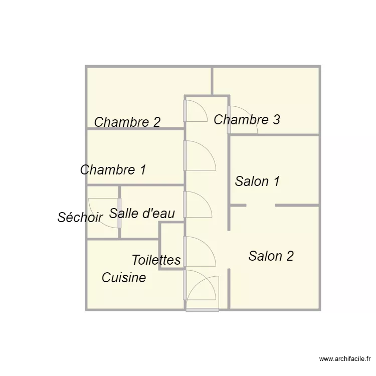 Croquis_IDRISSOU. Plan de 
