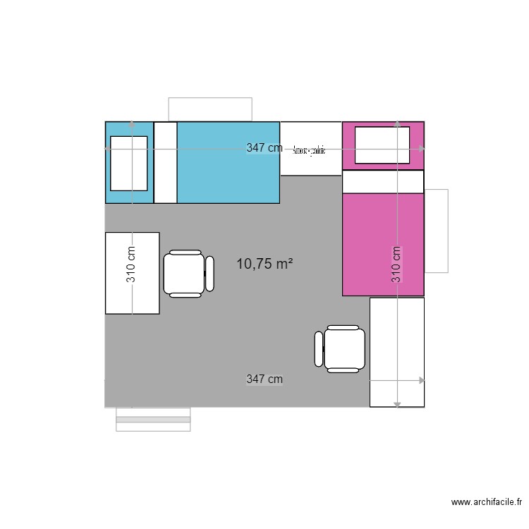 chambre enfants 2. Plan de 0 pièce et 0 m2