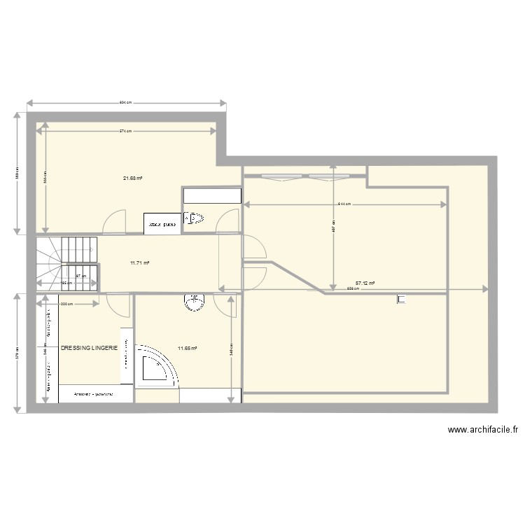 PLAN ETAGE LUISANT. Plan de 0 pièce et 0 m2