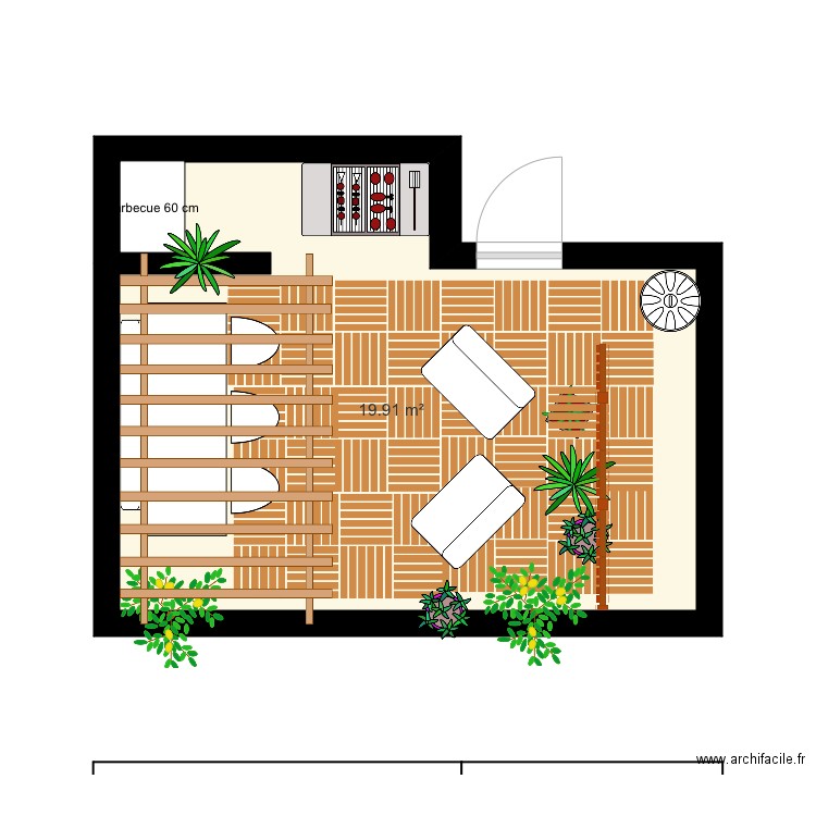 Terrasse Vauvenargues . Plan de 0 pièce et 0 m2