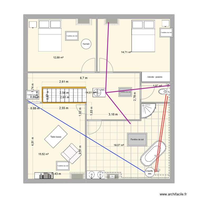 Genier LC. Plan de 0 pièce et 0 m2