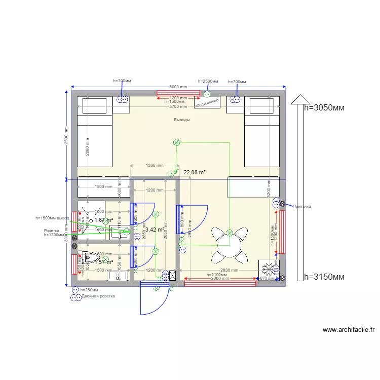 Псков 3. Plan de 
