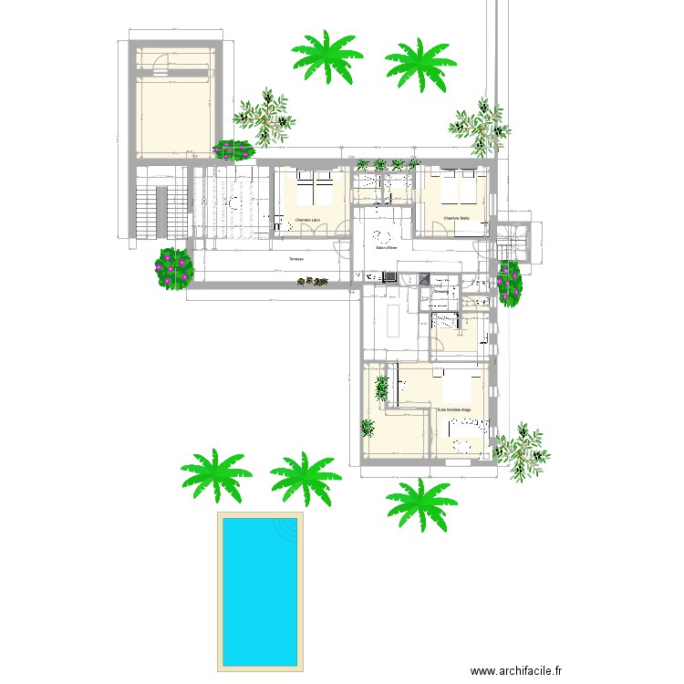 Etage Villa Baboucha 20200119. Plan de 0 pièce et 0 m2