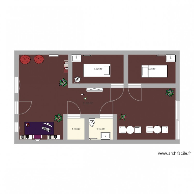 Institut de beauté pour Karis formation. Plan de 0 pièce et 0 m2