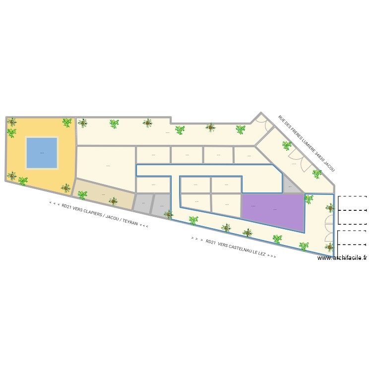 AK99 APPART MV 180823. Plan de 19 pièces et 912 m2