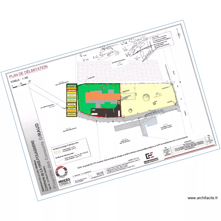 am ext permis. Plan de 