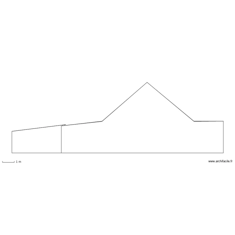 pignon nordest. Plan de pignon nordest. Plan de