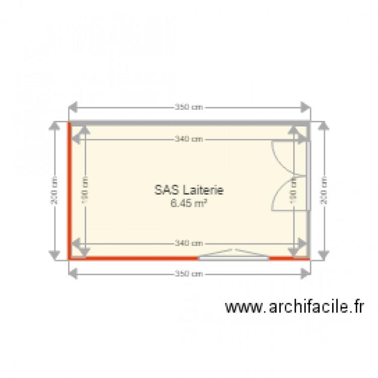 SAS Fromagerie. Plan de 0 pièce et 0 m2