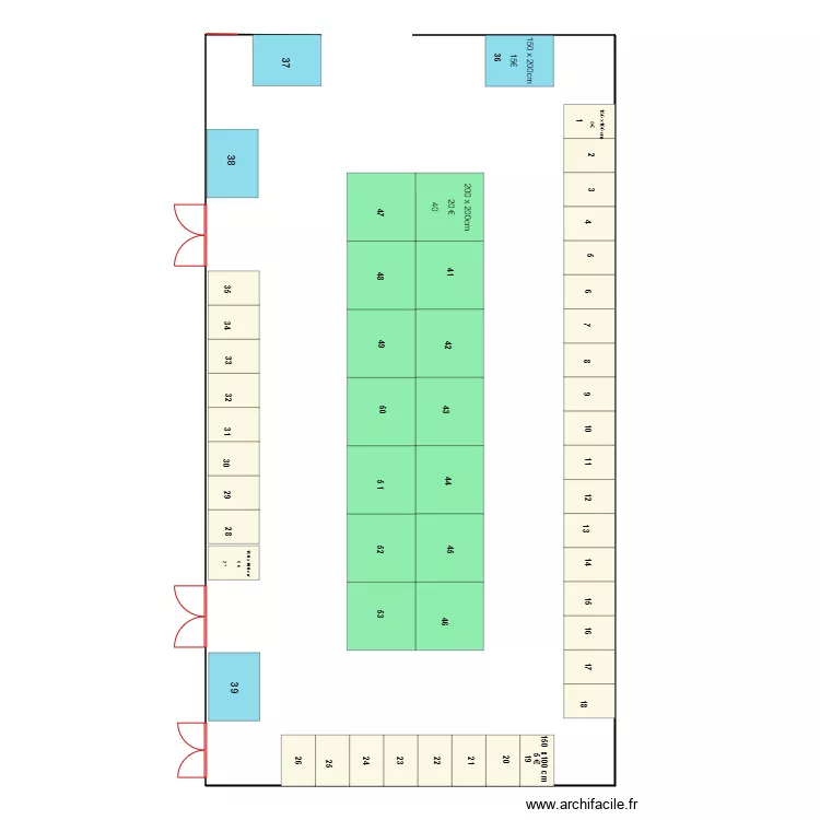 plan vide grenier macot 3. Plan de 