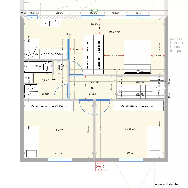 PG rdv. Plan de 