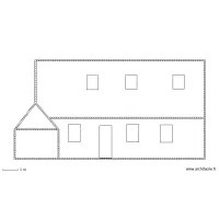 vue de facade sud future 