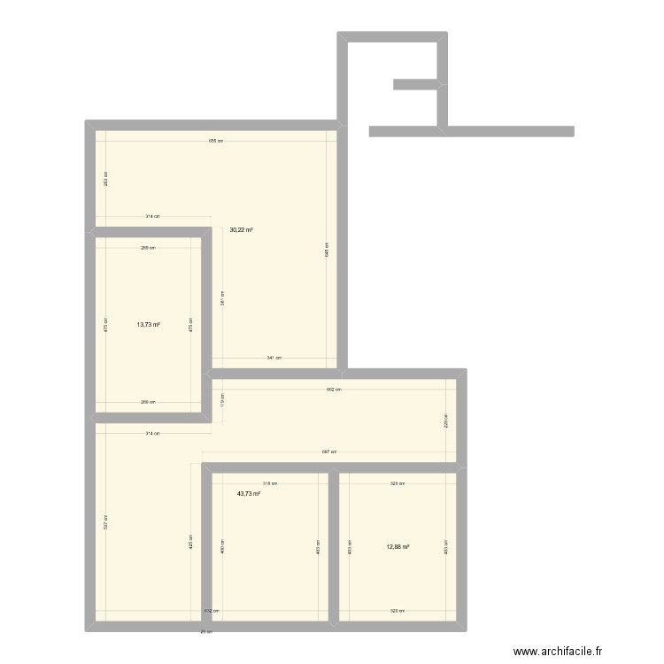 5ème étage. Plan de 0 pièce et 0 m2