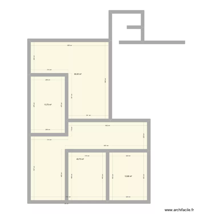 5&egrave;me &eacute;tage. Plan de 