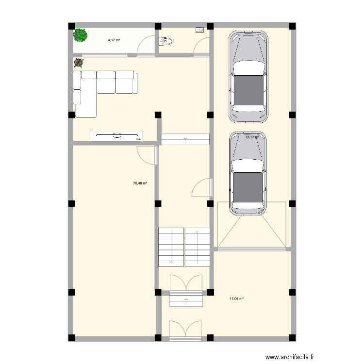 rdc. Plan de 0 pièce et 0 m2
