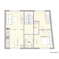 Plan duplex &eacute;tage octobre 2021