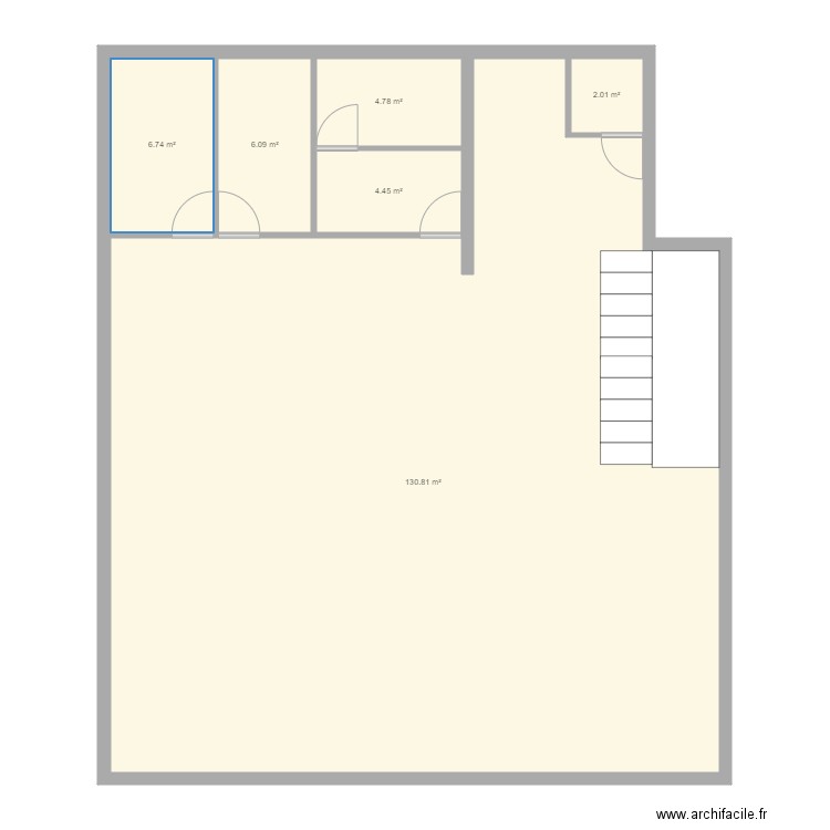 balcet. Plan de 0 pièce et 0 m2