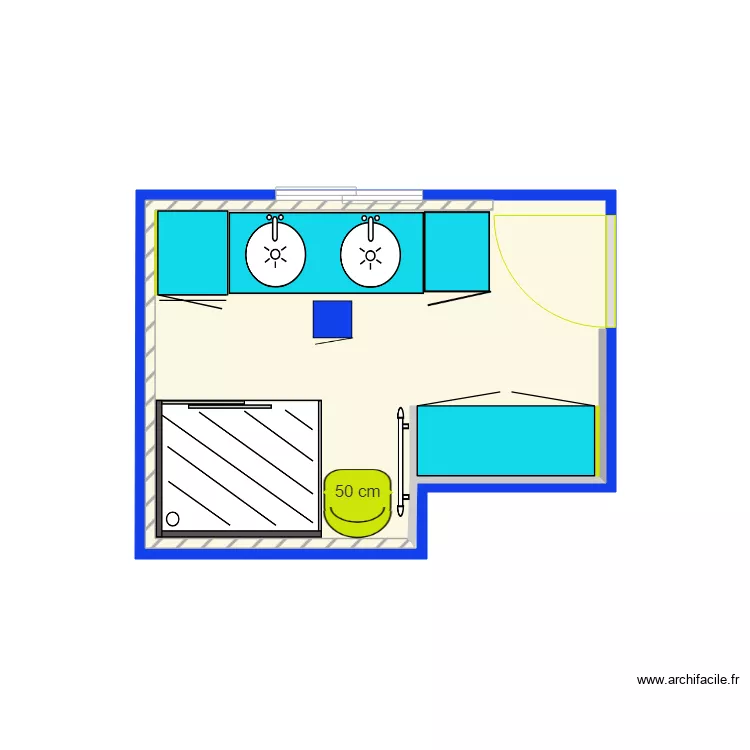 Salle de bain plan. Plan de Salle de bain plan. Plan de