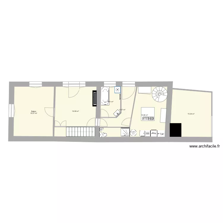 Garanci&egrave;res rdc. Plan de 