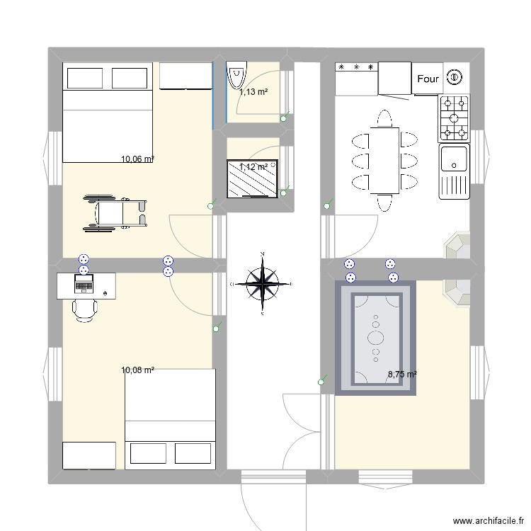 Dar Fe Douar. Plan de 0 pièce et 0 m2