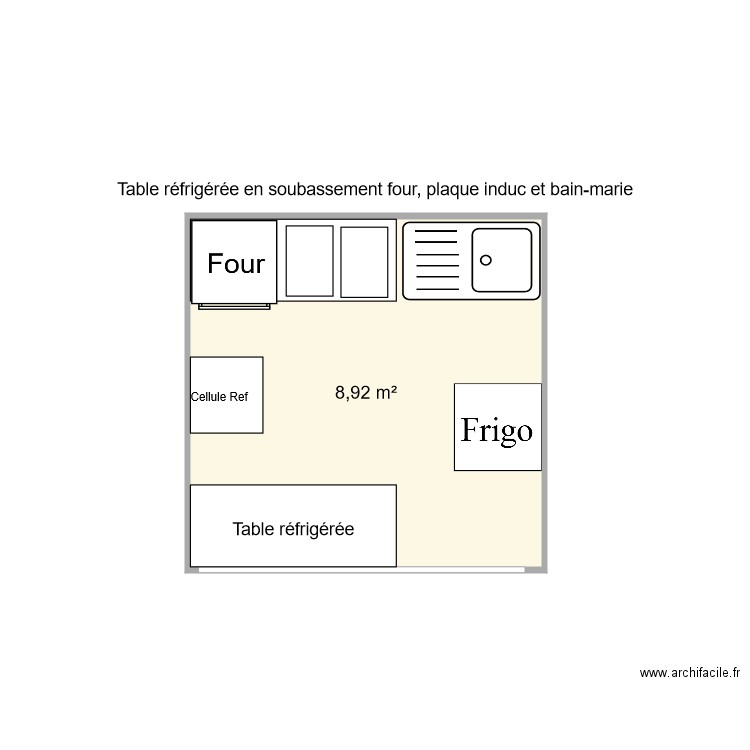 Hall NANTES 3. Plan de 1 pièce et 9 m2