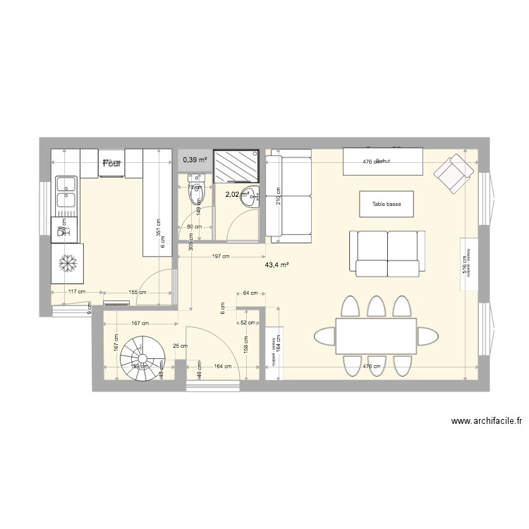 aix. Plan de 0 pièce et 0 m2