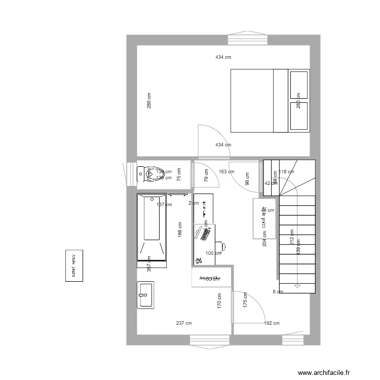 Pingat &eacute;tage 22082. Plan de 