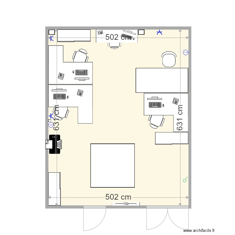 plan futur bureau commercial 2. Plan de 0 pièce et 0 m2