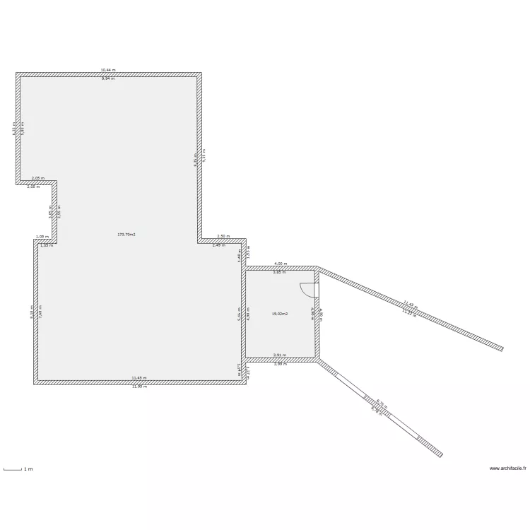 garage pitard. Plan de 