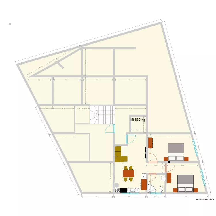 etages reelle. Plan de etages reelle. Plan de