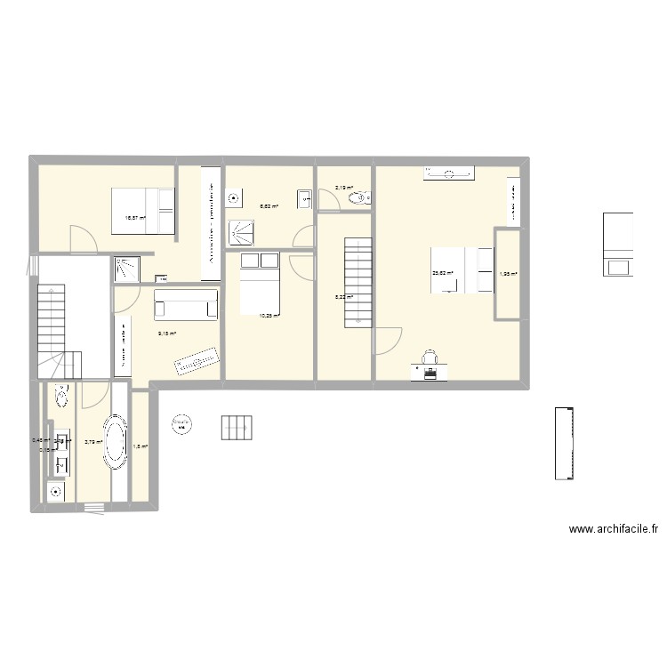 chaussenac 2. Plan de 0 pièce et 0 m2