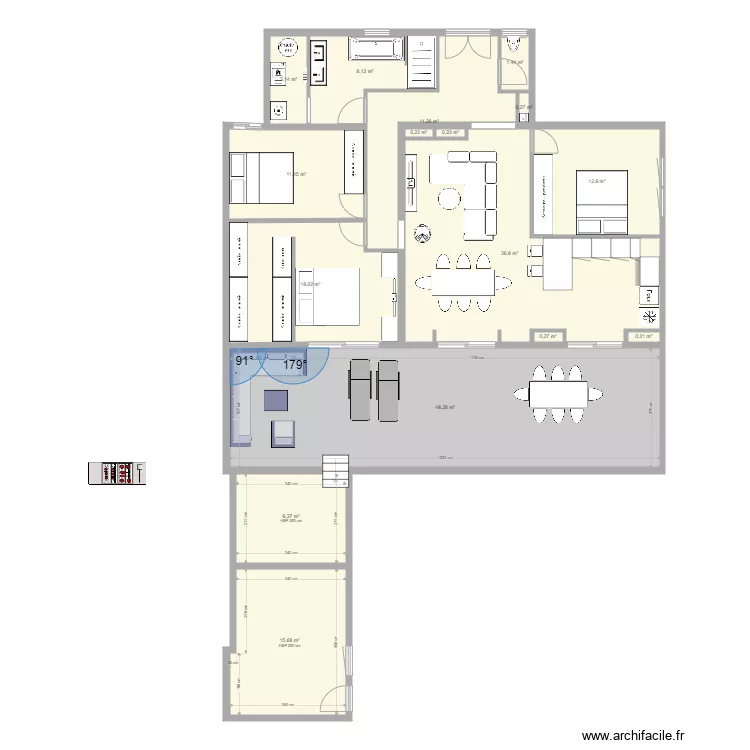 extension Roubaix. Plan de extension Roubaix. Plan de