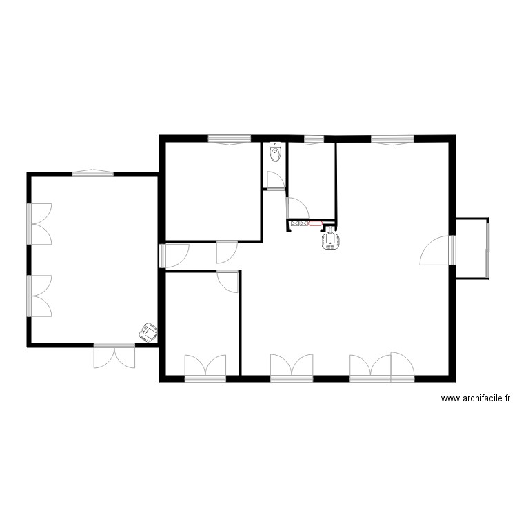 CHER MOI 2021. Plan de 5 pièces et 83 m2