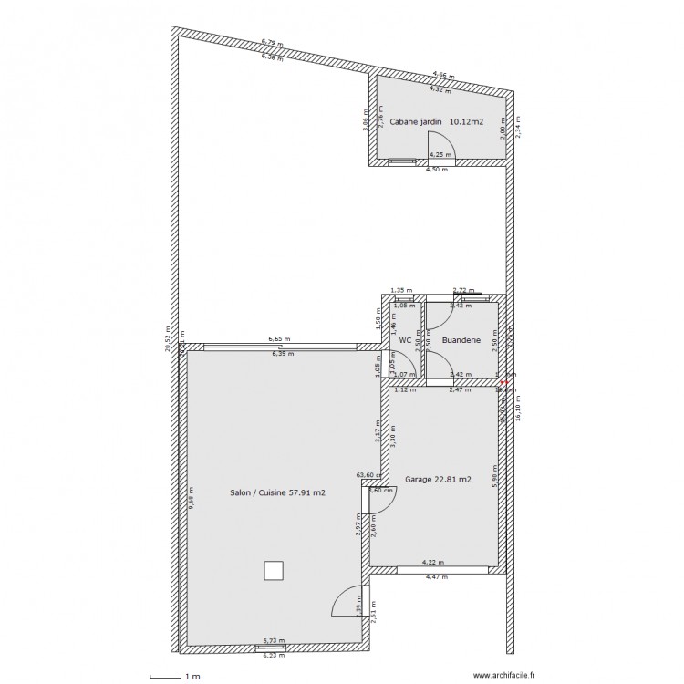 Rez de Chaussée. Plan de 0 pièce et 0 m2