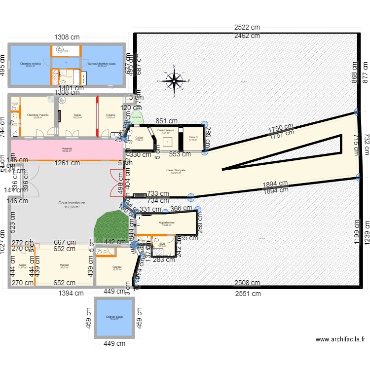Vernou. Plan de 0 pièce et 0 m2