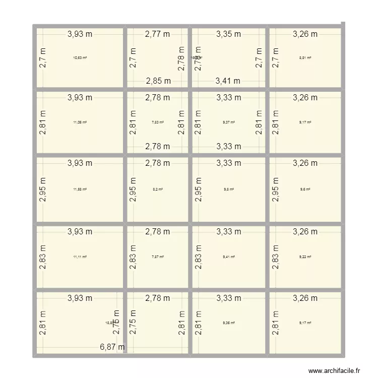 halim. Plan de 18 pièces et 188 m² halim. Plan de 18 pièces et 188 m²