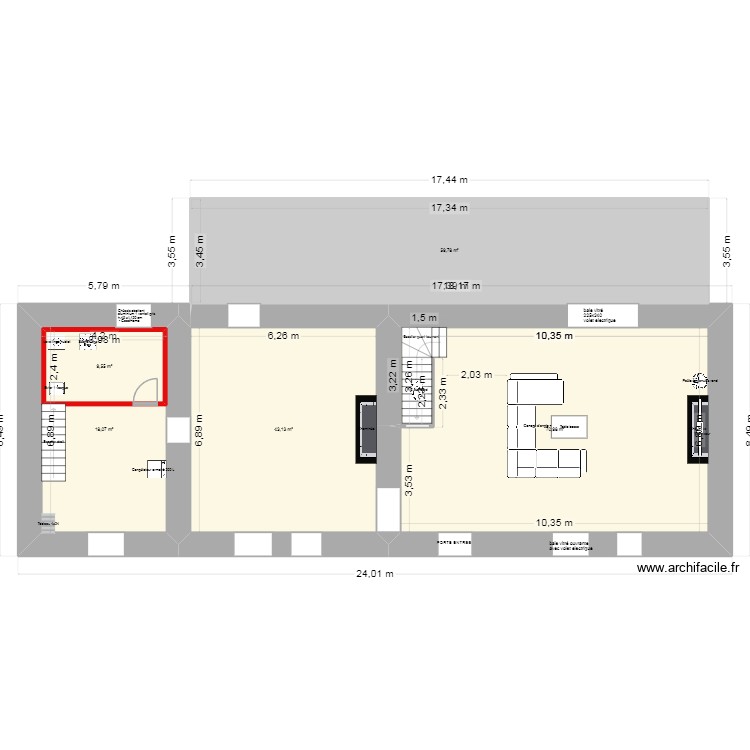 maison principale 1. Plan de 0 pièce et 0 m2